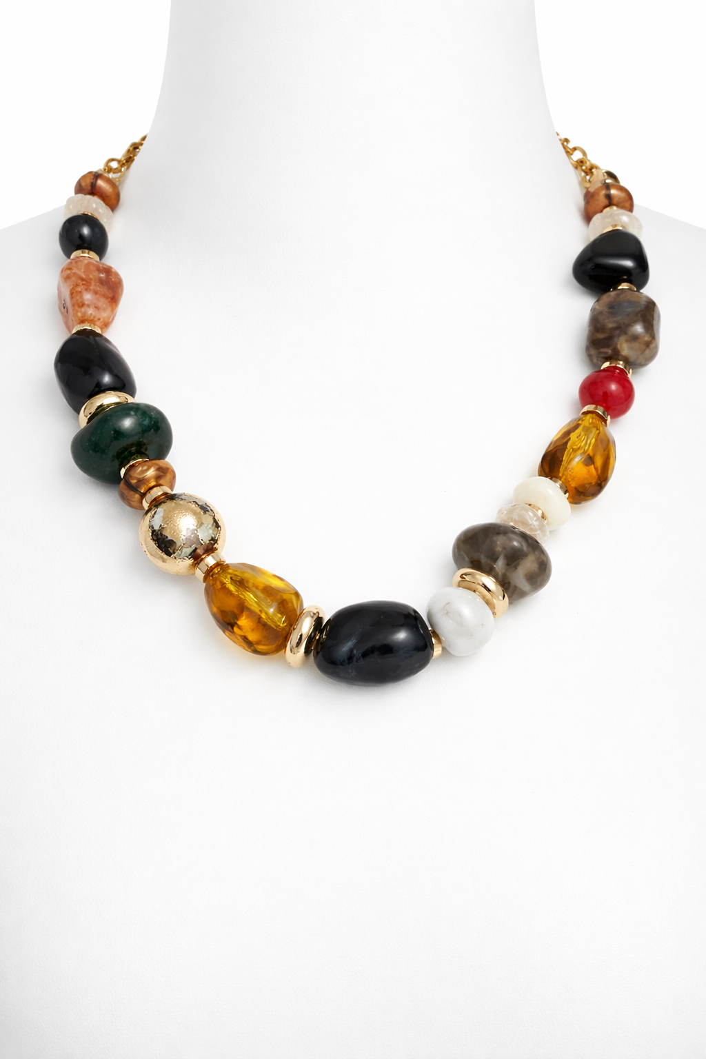 MULTI STONE STATEMENT NECKLACE
