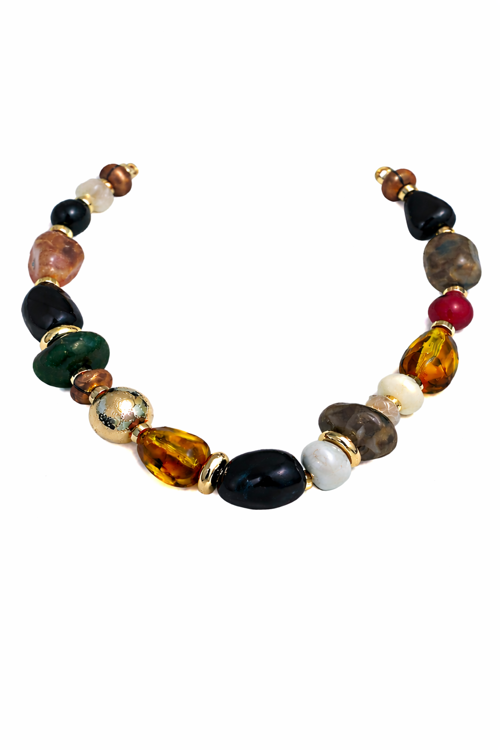 MULTI STONE STATEMENT NECKLACE