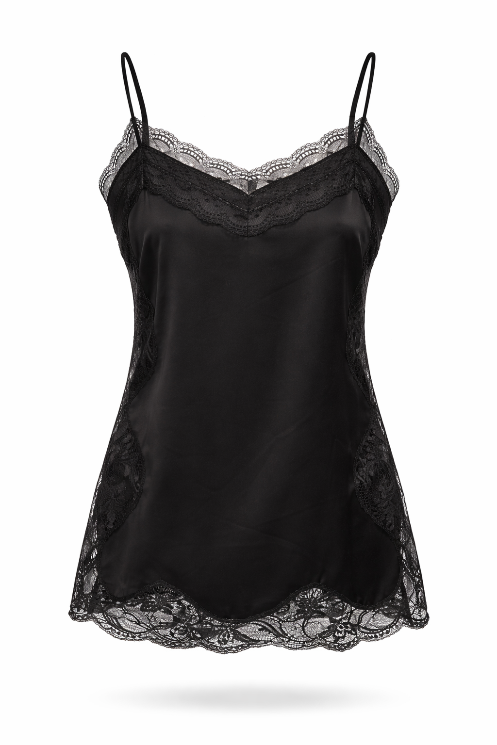 ELEGANT LACE SATIN BLOUSE
