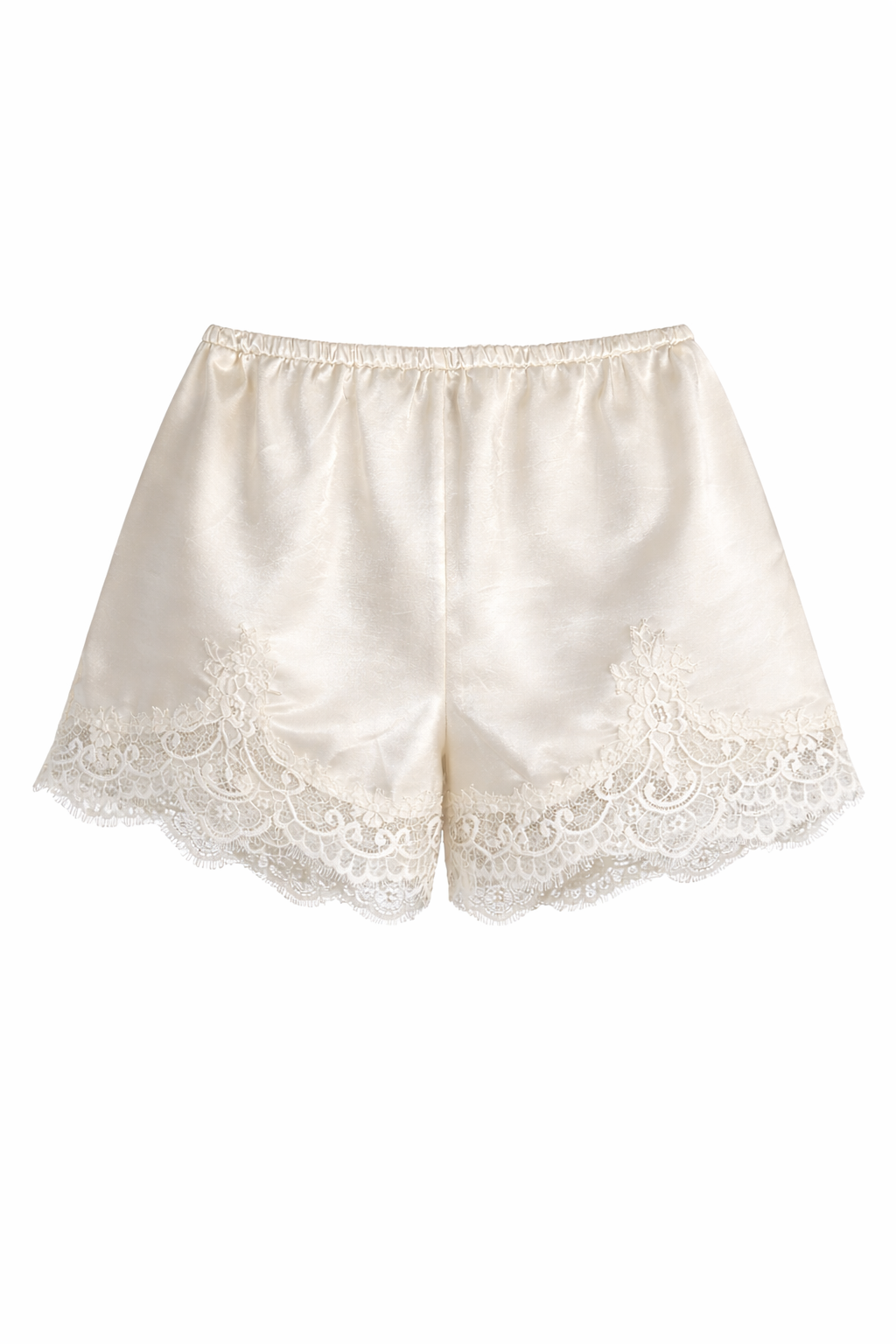 LACE SATIN SHORTS