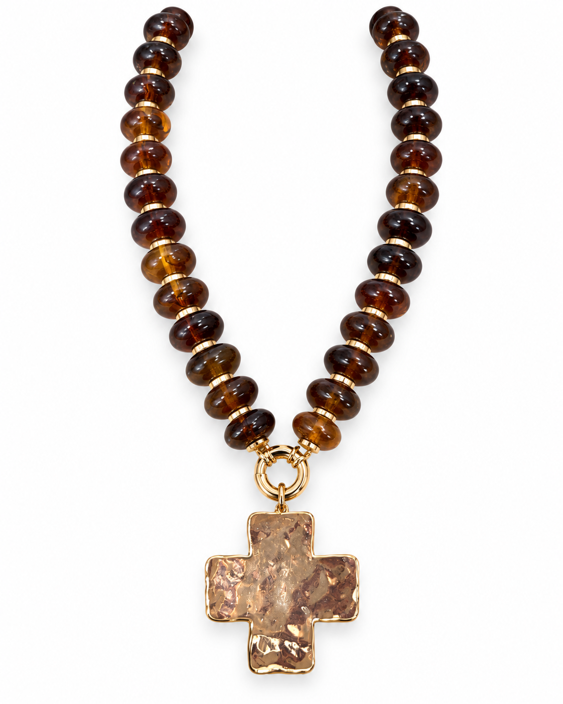 BOLD CROSS NECKLACE