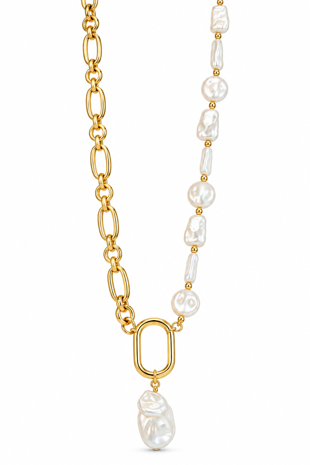 ASYMMETRIC LINK NECKLACE