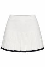 PLEATED MINI SKIRT