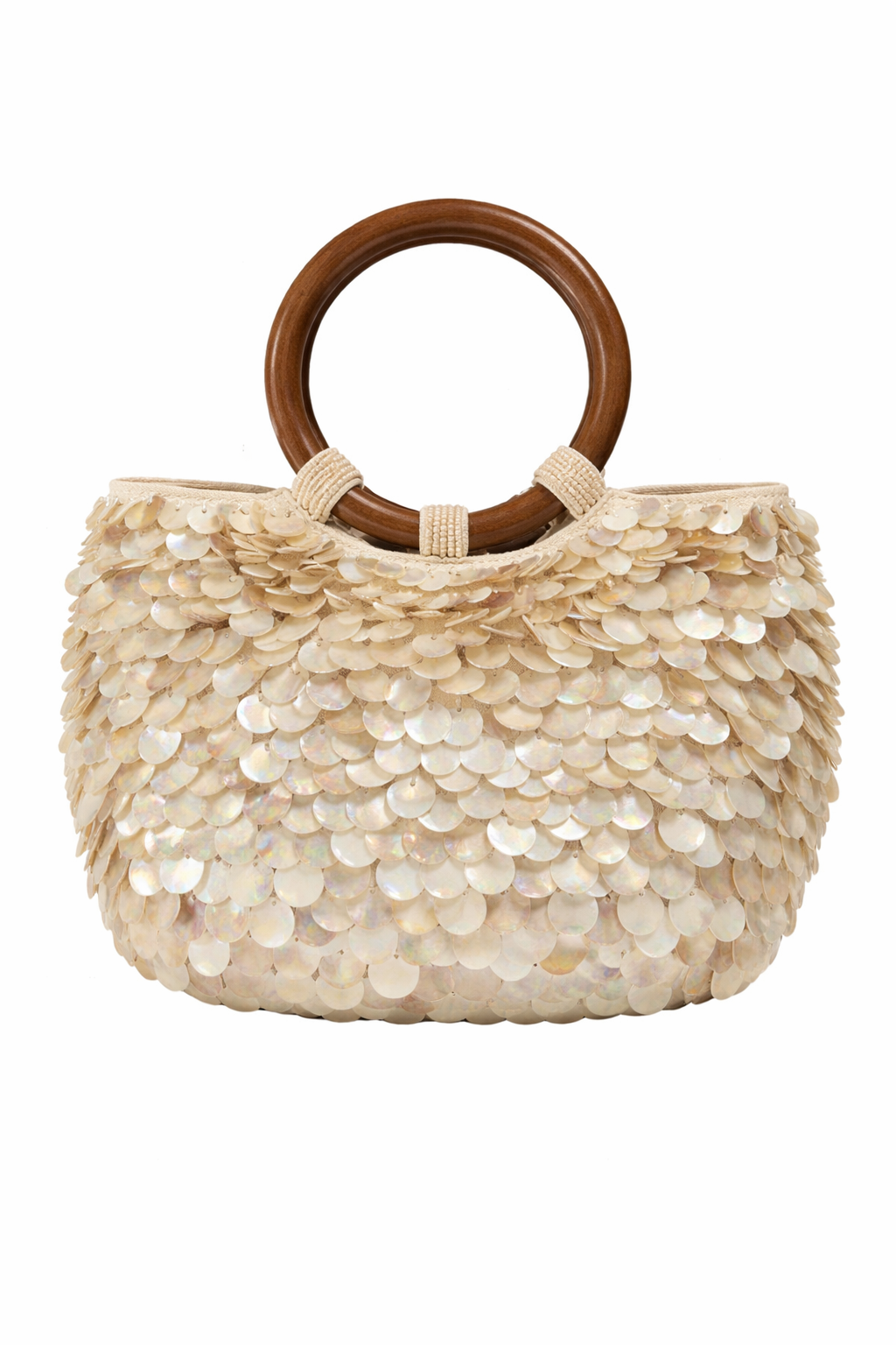 SEASHELL SEQUIN BAG
