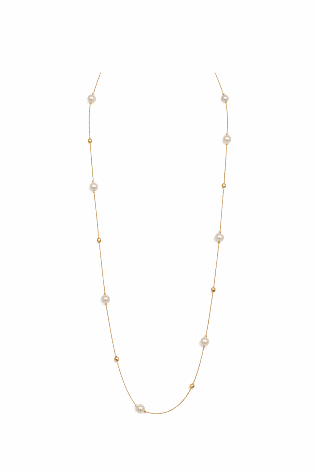 PEARL DROP CHAIN NECKLACE