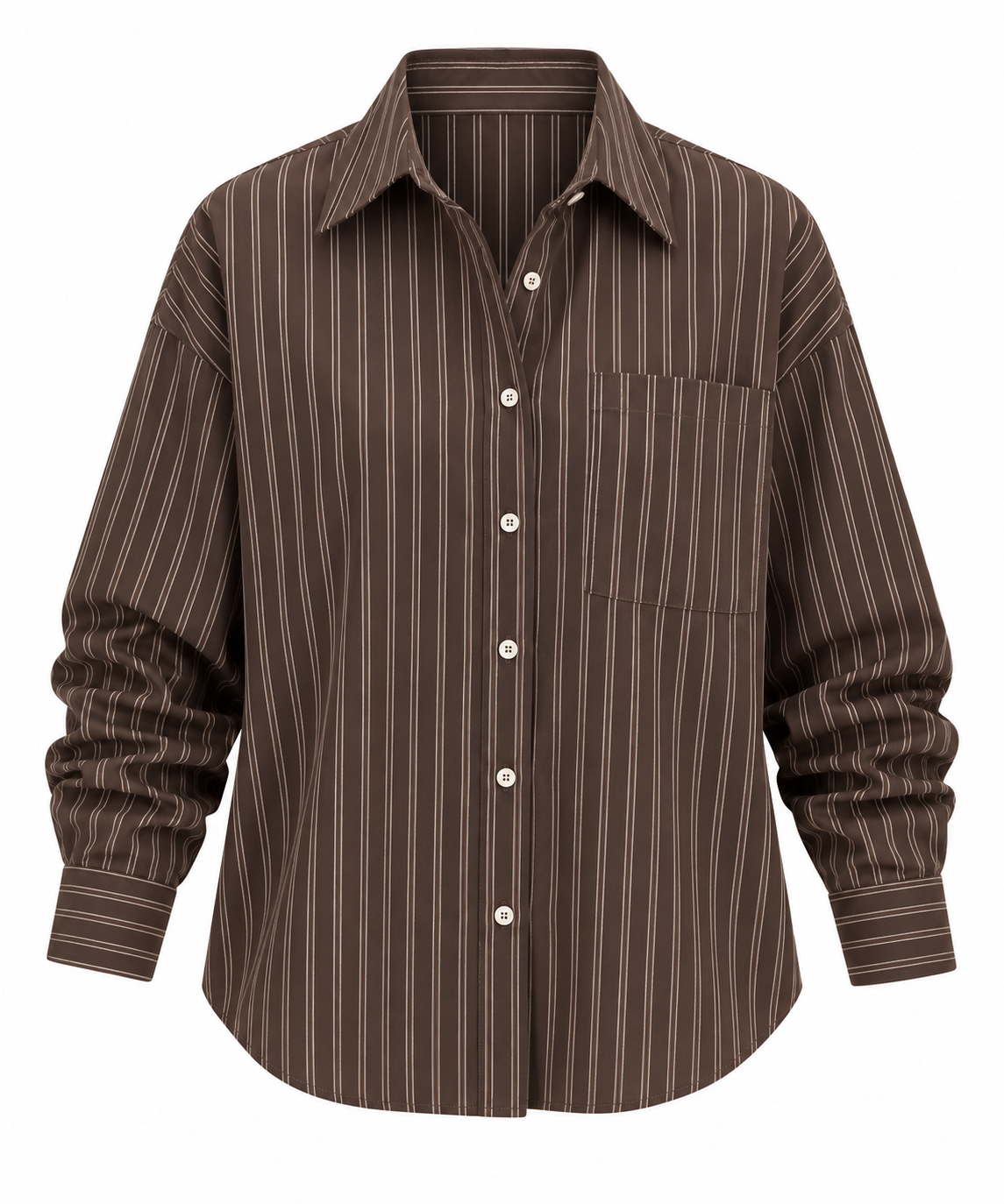 STRIPED BUTTON DOWN SHIRT