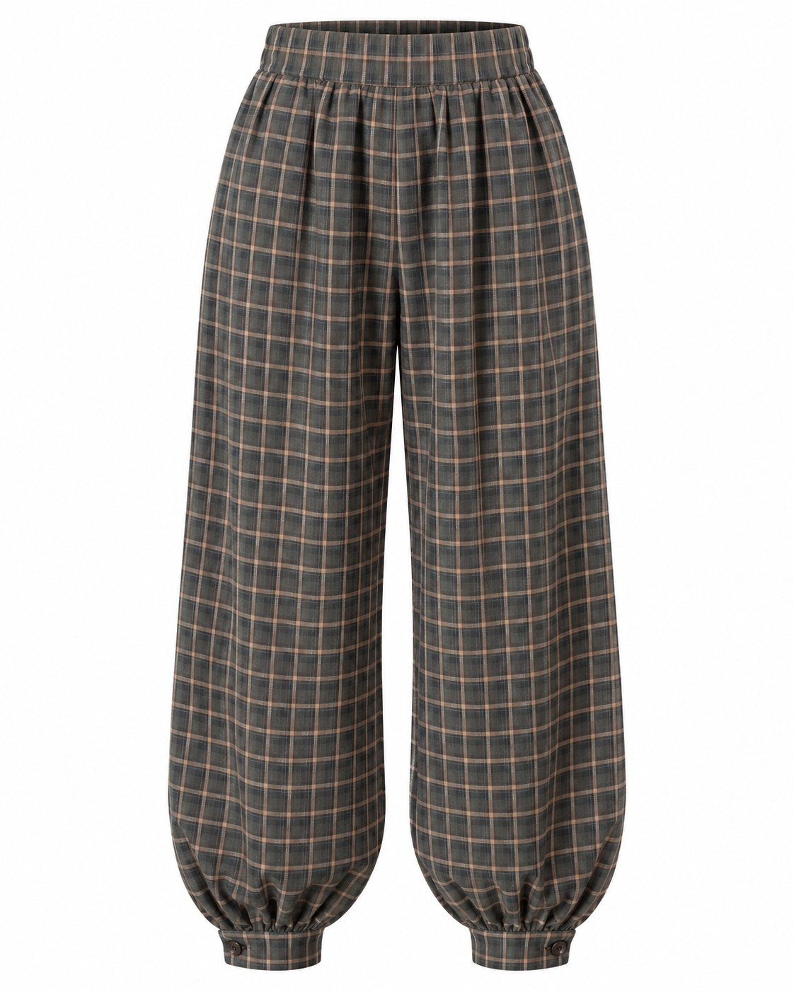 PLAID BALLOON PANT