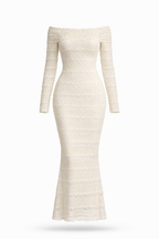 SCULPT LACE MAXI DRESS