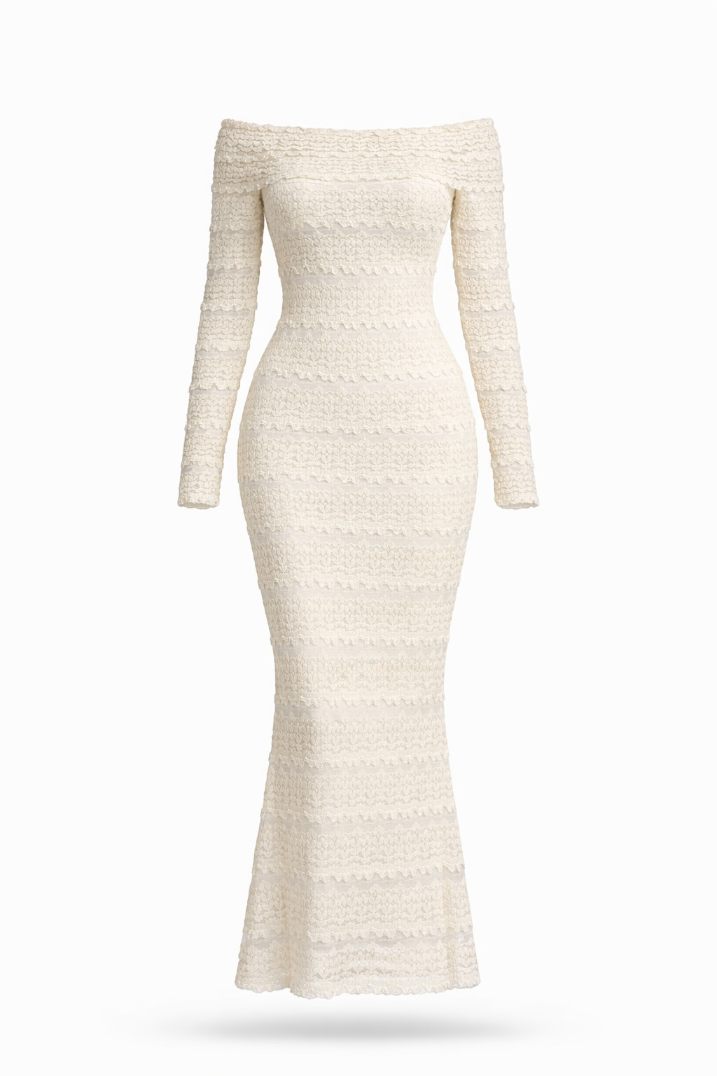 SCULPT LACE MAXI DRESS