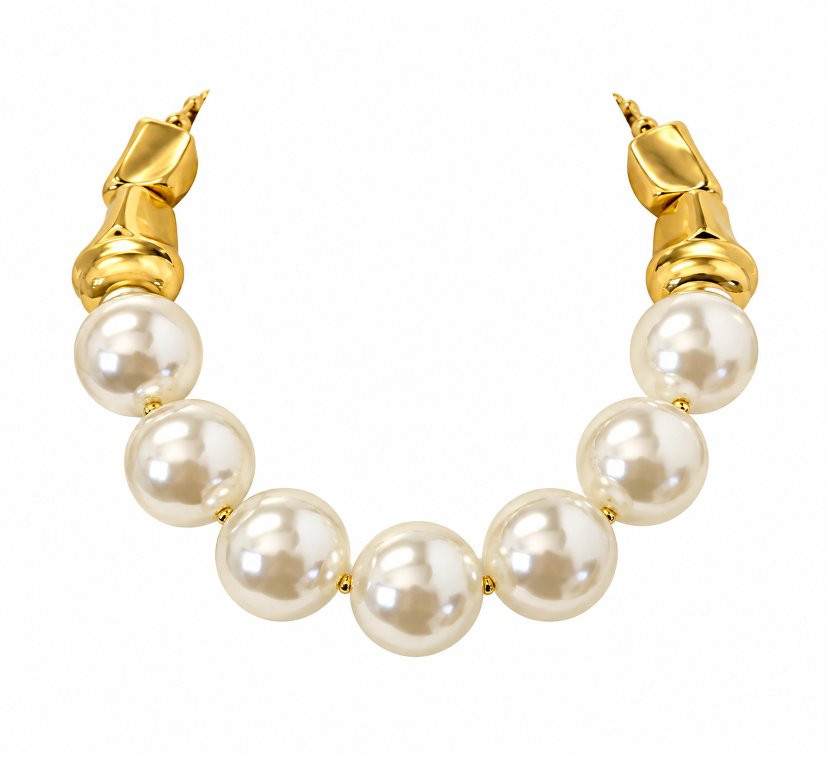 LUXE PEARL STATEMENT NECKLACE
