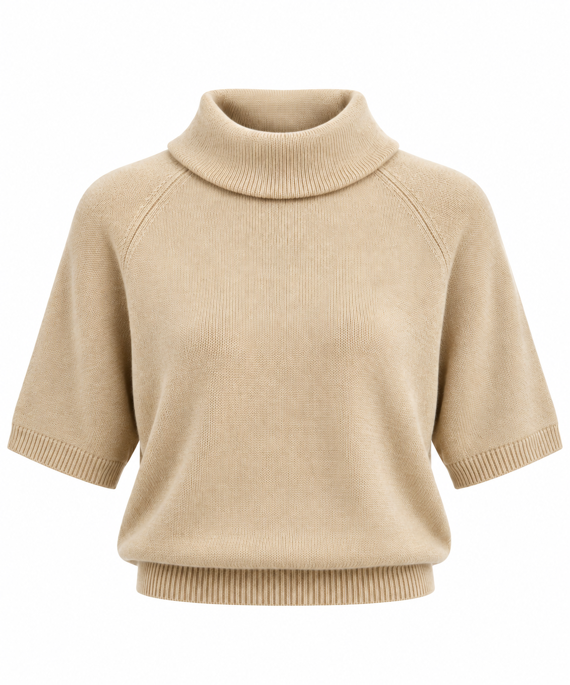OLIVE TURTLENECK KNIT TOP