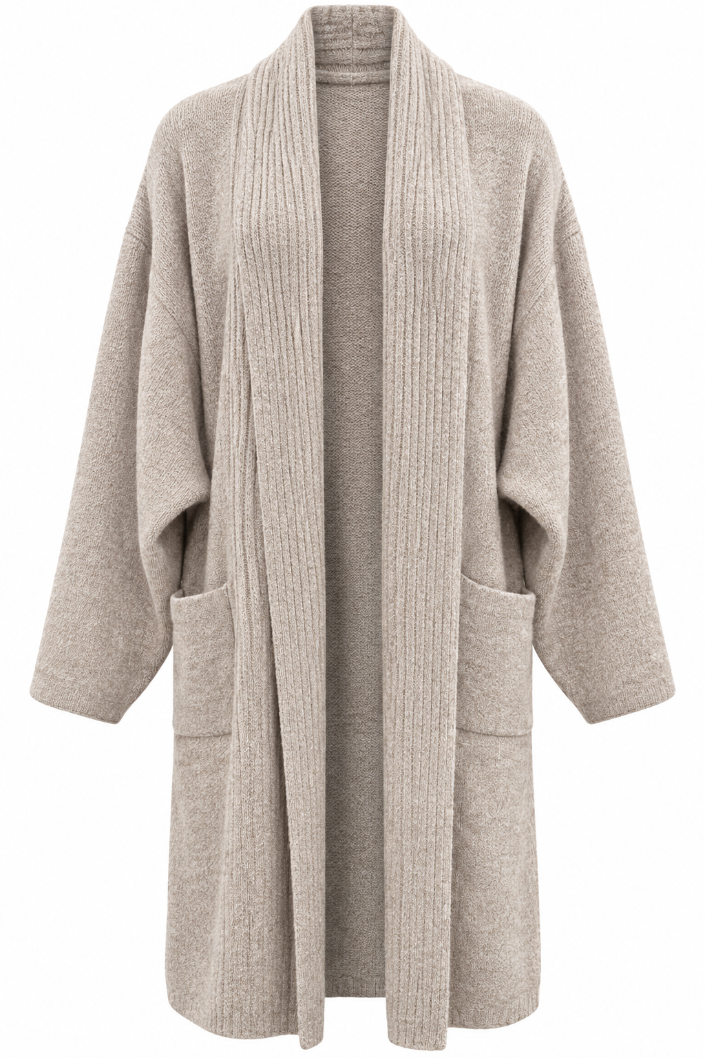 OVERSIZED LONG KNIT CARDIGAN