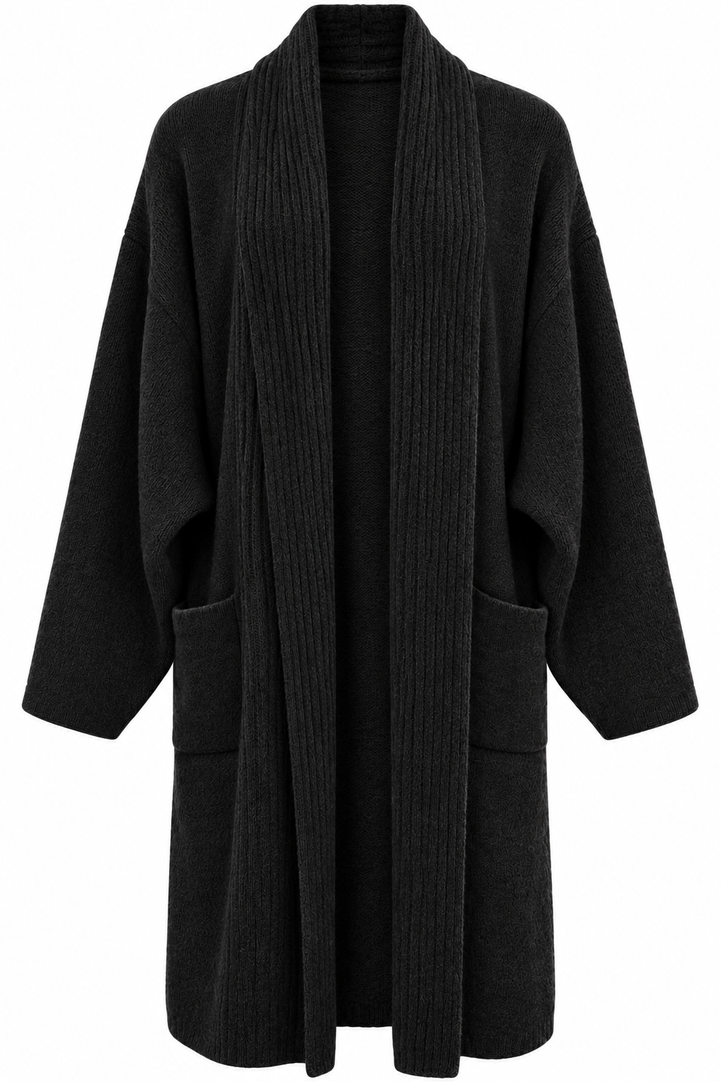 OVERSIZED LONG KNIT CARDIGAN