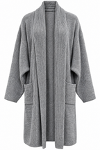 OVERSIZED LONG KNIT CARDIGAN