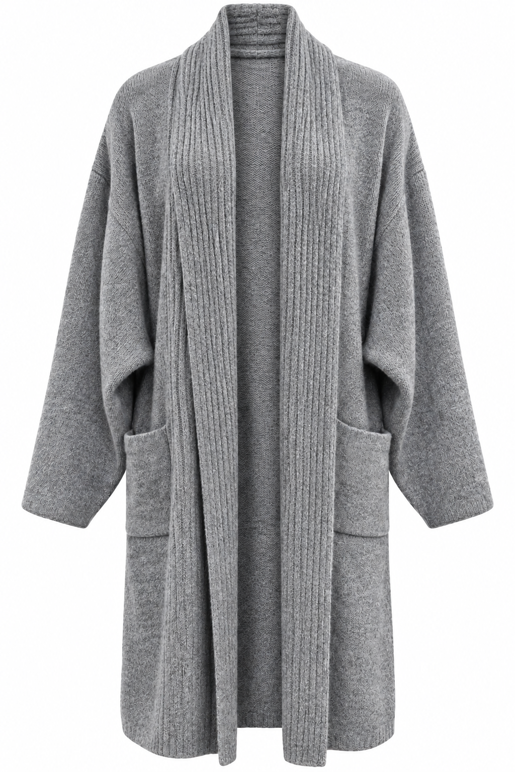 OVERSIZED LONG KNIT CARDIGAN