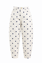 POLKA DOT BARREL JEANS
