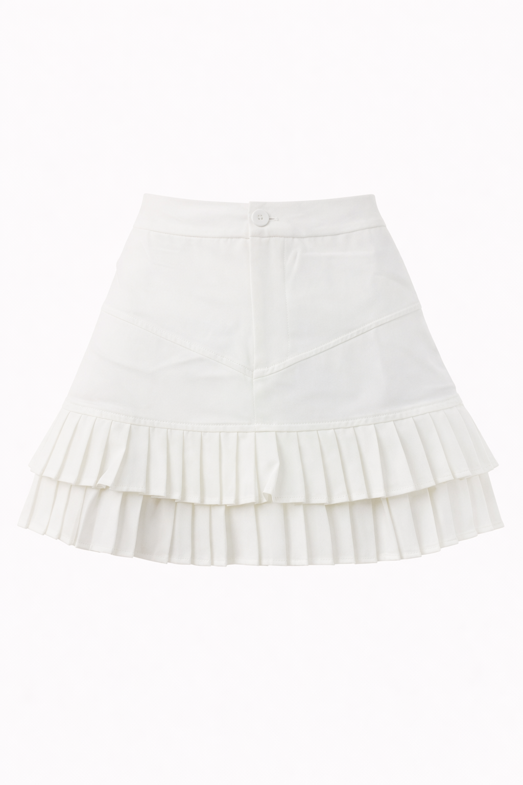 PLEATED LAYER SKIRT SHORT