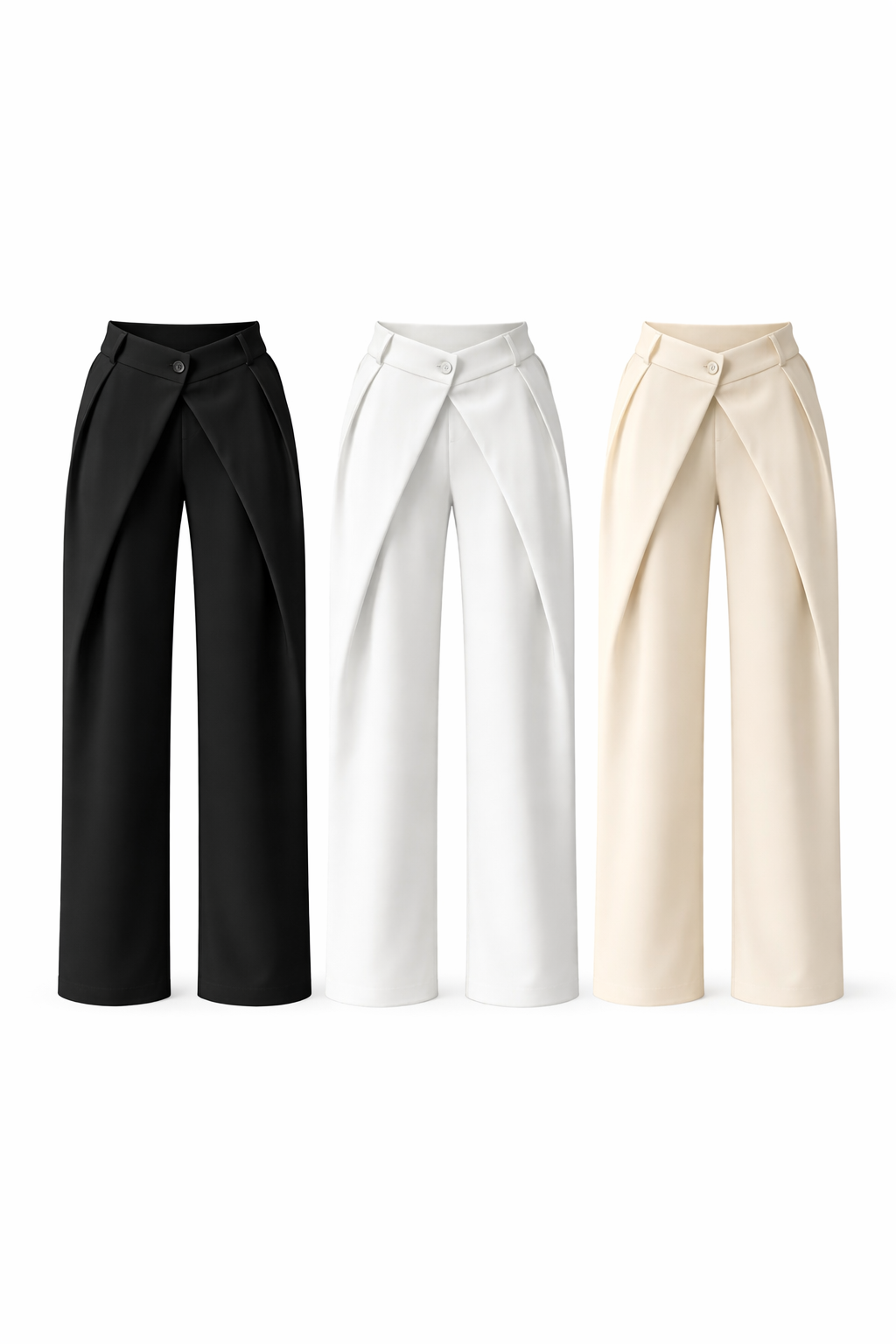 WRAP WAIST PALAZZO PANTS