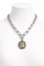 ATHENA MEDALLION CHAIN NECKLACE
