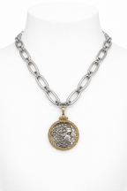 ROMAN EMPRESS COIN CHAIN NECKLACE