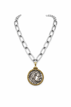 ROMAN EMPRESS COIN CHAIN NECKLACE