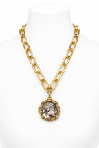 ATHENA MEDALLION CHAIN NECKLACE