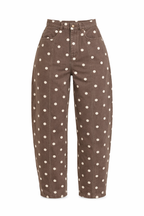 POLKA DOT BARREL JEANS