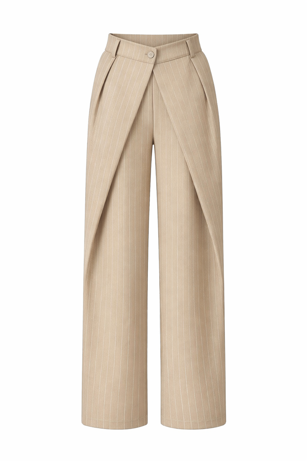 TAILORED PINSTRIPE WIDE LEG PANTS