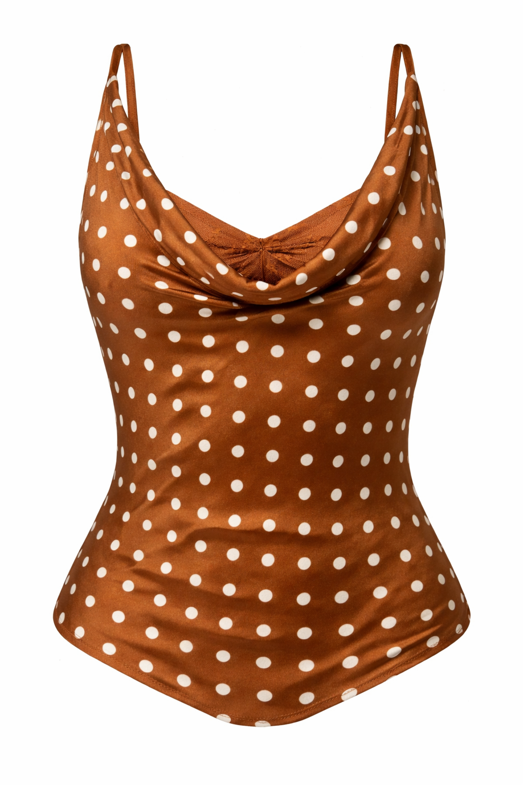 DOUBLE LAYER POLKA DOT TOP