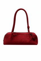 SUEDE SHOULDER BAG