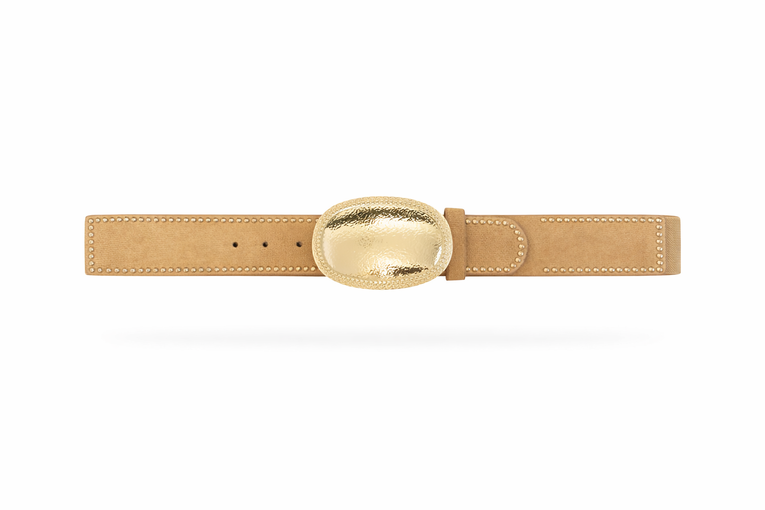 GOLD BUCKLE STUD BELT