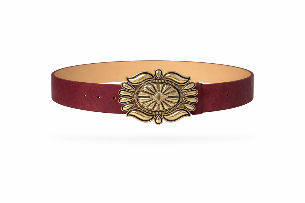 VINTAGE CONCHO BUCKLE BELT