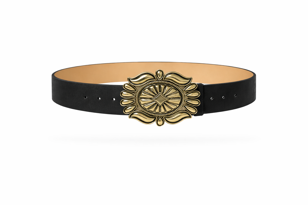 VINTAGE CONCHO BUCKLE BELT
