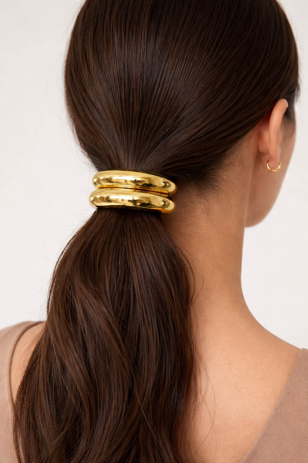 GOLD ARC HAIR TIE
