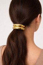 GOLD ARC HAIR TIE