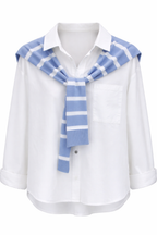PREPPY LAYERED SHIRT