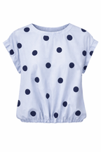 POLKA DOT BUBBLE TOP