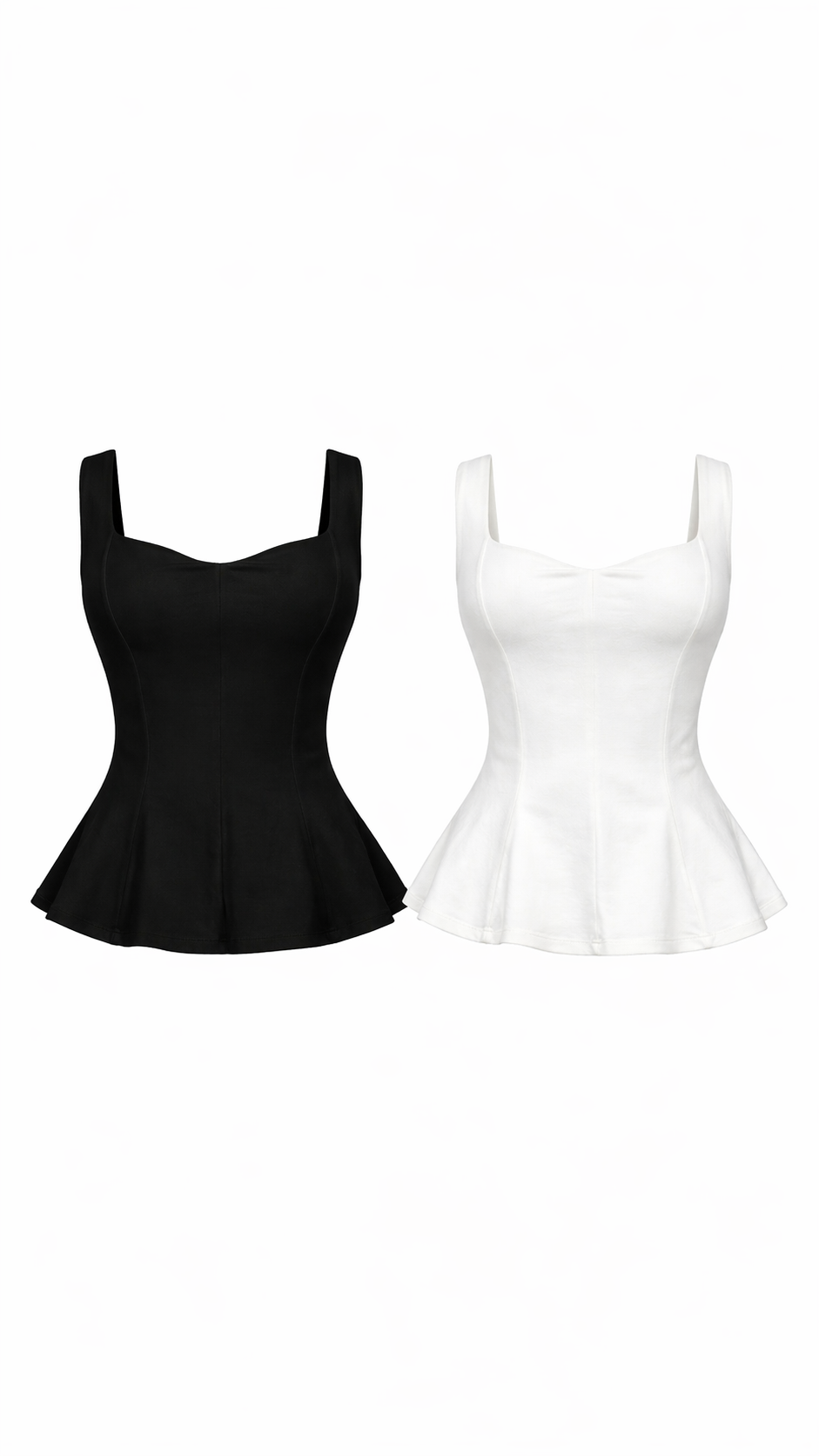 STRUCTURED PEPLUM TOP