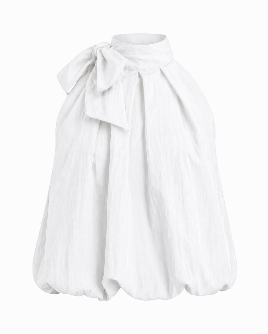 BOW HALTER BUBBLE TOP