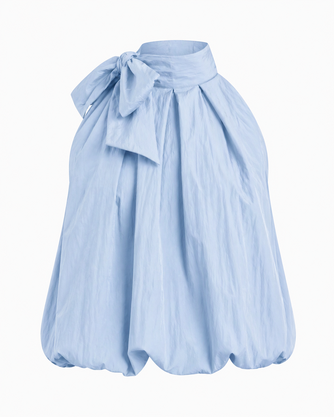 BOW HALTER BUBBLE TOP