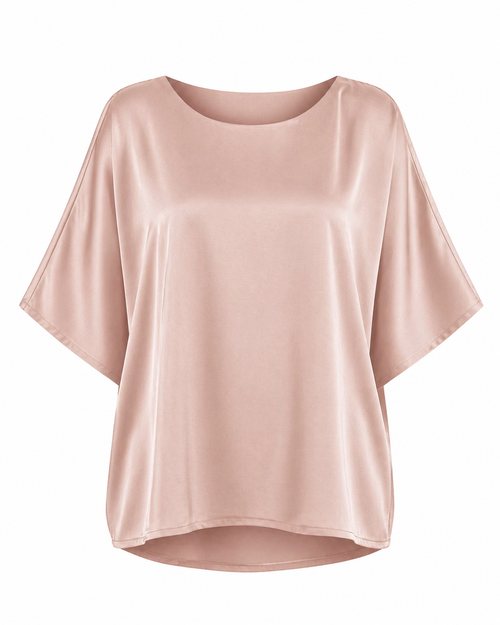 OVERSIZED SATIN BLOUSE