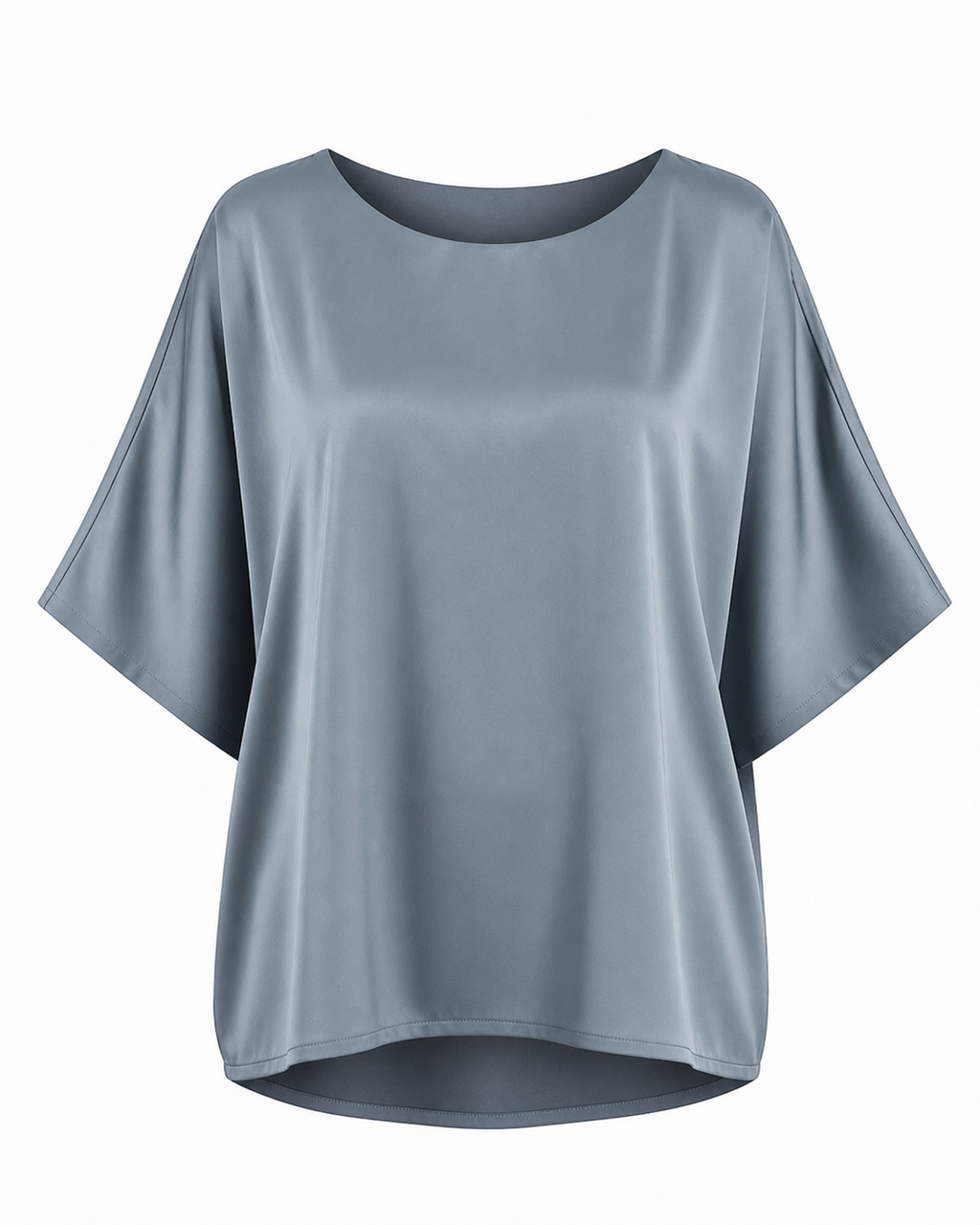 OVERSIZED SATIN BLOUSE