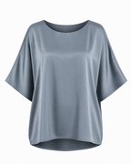 OVERSIZED SATIN BLOUSE