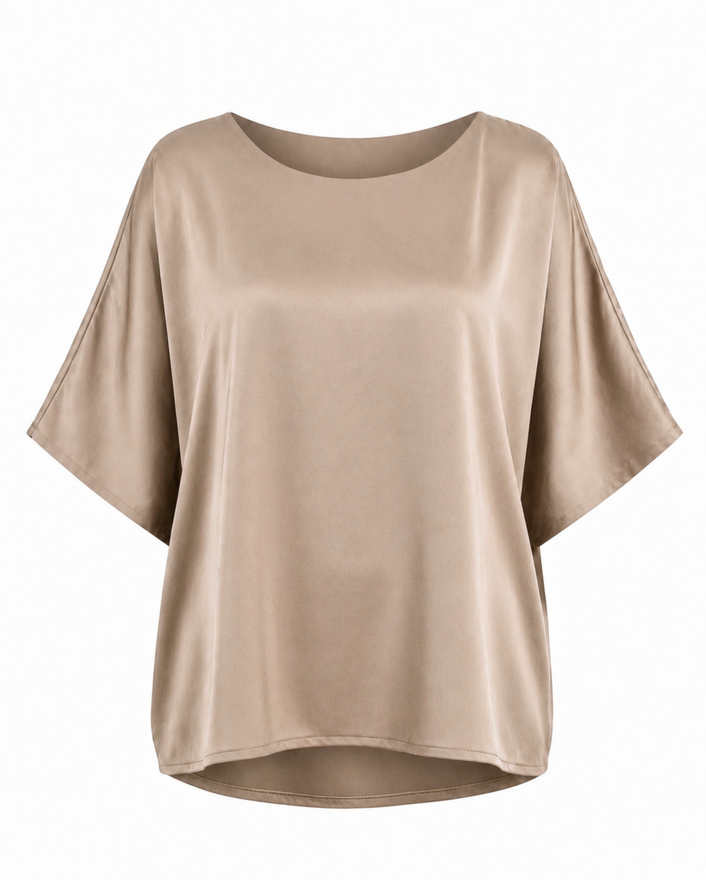 OVERSIZED SATIN BLOUSE