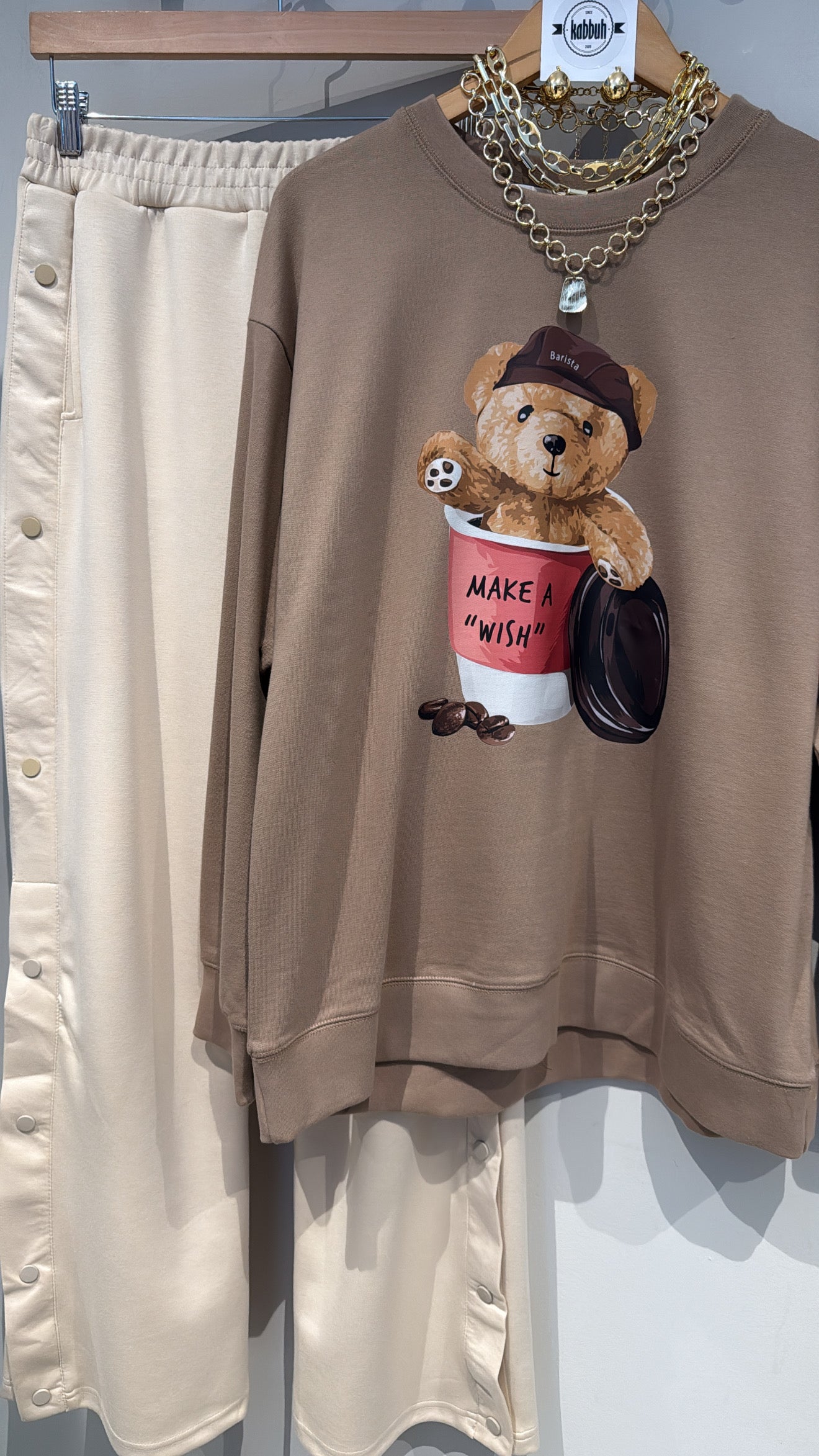 TEDDY BARISTA SWEATER
