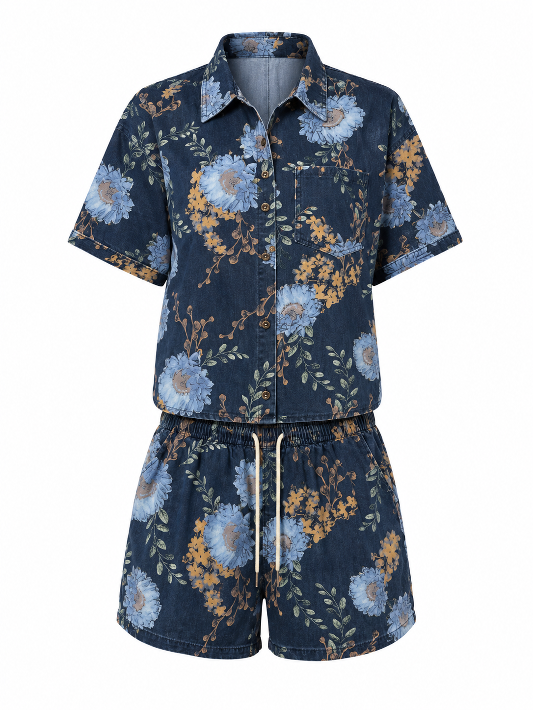 MIDNIGHT BLOOM TWO PIECES SET