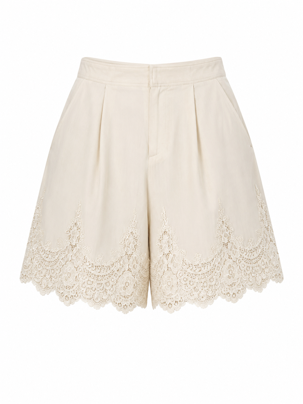 LACE BLOOM BERMUDAS