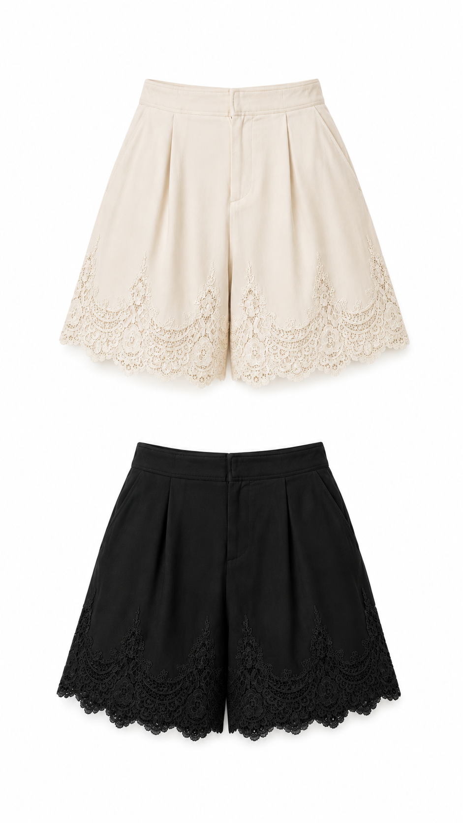 LACE BLOOM BERMUDAS