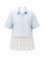 LACE LAYERED TWO IN ONE TOP