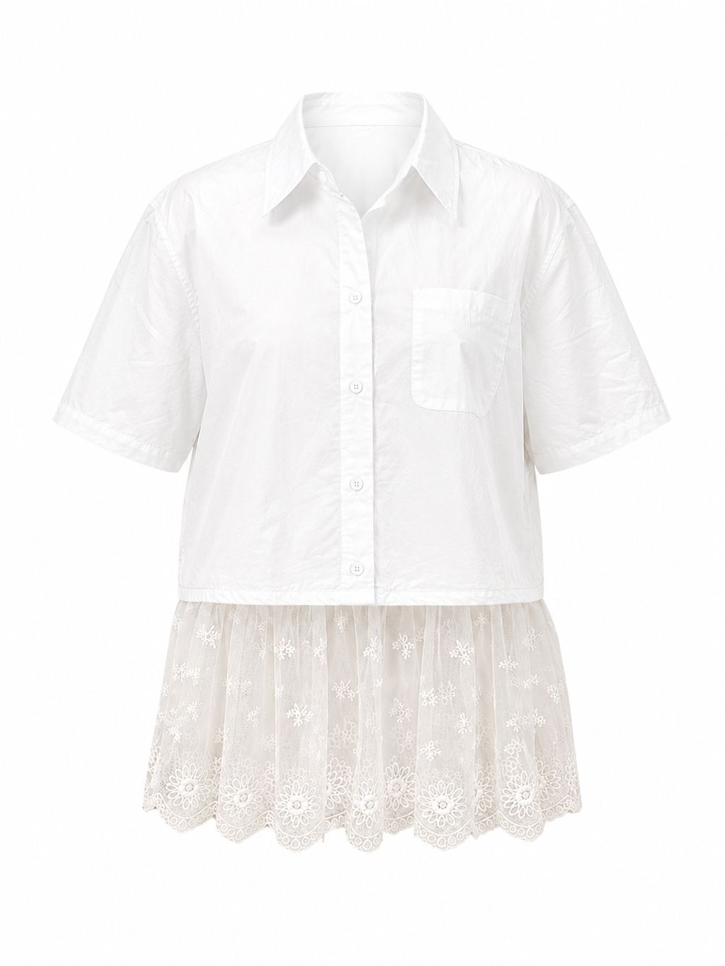 LACE LAYERED TWO IN ONE TOP